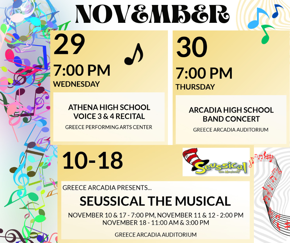  Arts & Music Calendar